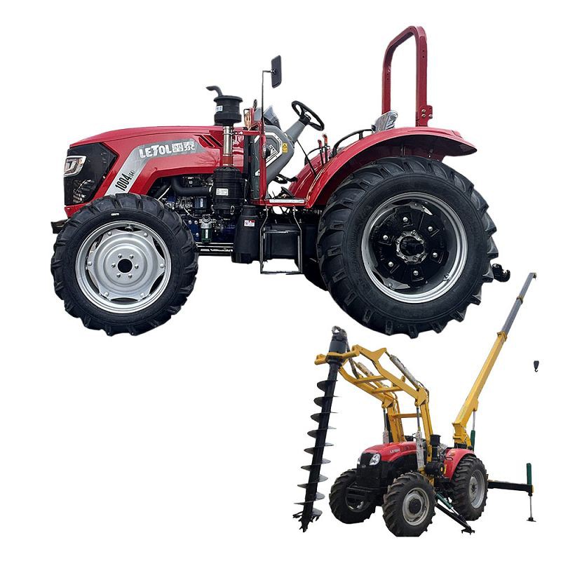 100 л.с. тракторная буровая установка для забивки свай для бетона